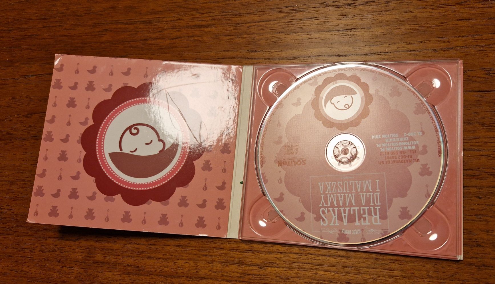 Piosenki dla dzieci "Relaks dla mamy i maluszka" CD digipack