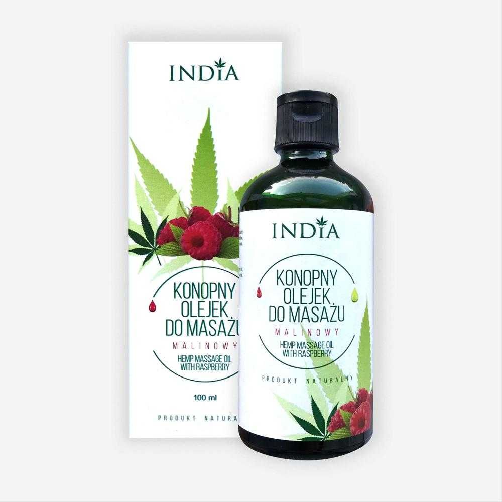 Olej do masażu " malinowy " 100 ml India Cosmetics