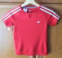 Bluzka crop top t-shirt różowa Adidas 140