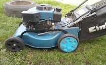 Kosiarka spalinowa einhel 3,75hp z napedem + Gratis kosiarka AKU 40V