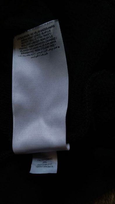 Чёрное мужское худи свитшот футболка Air Jordan размер XXL