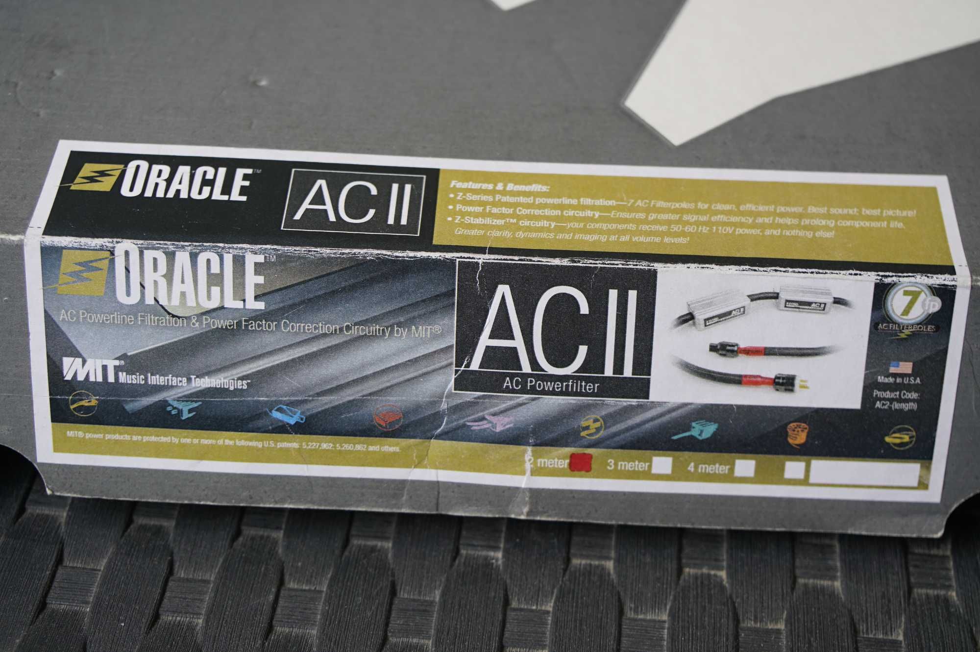 MIT Oracle Z Cord AC II 2 m  - Кабель електричний