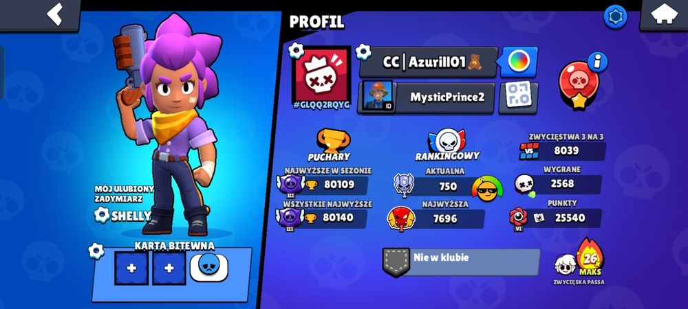 Konto Brawl Stars