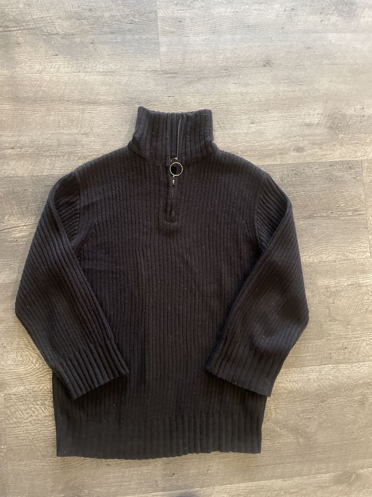 Sweter xxs h&m z kolnierzem na zamek