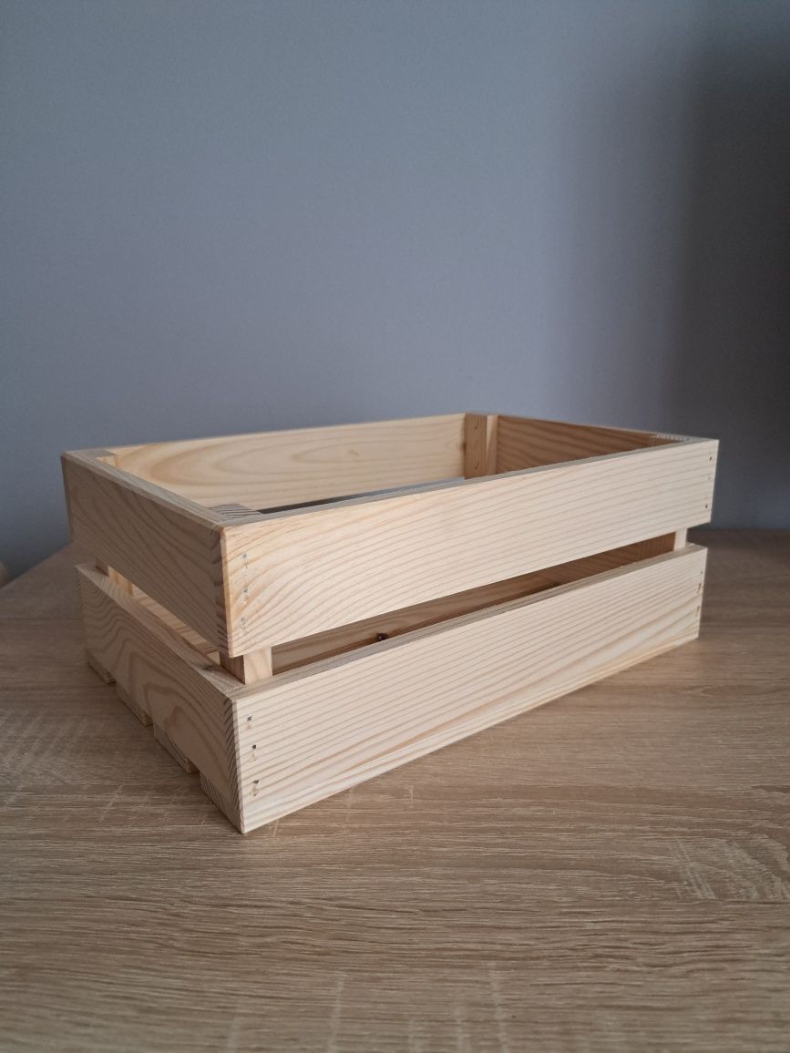 Skrzynka drewniana / box prezentowy 30x20x12
