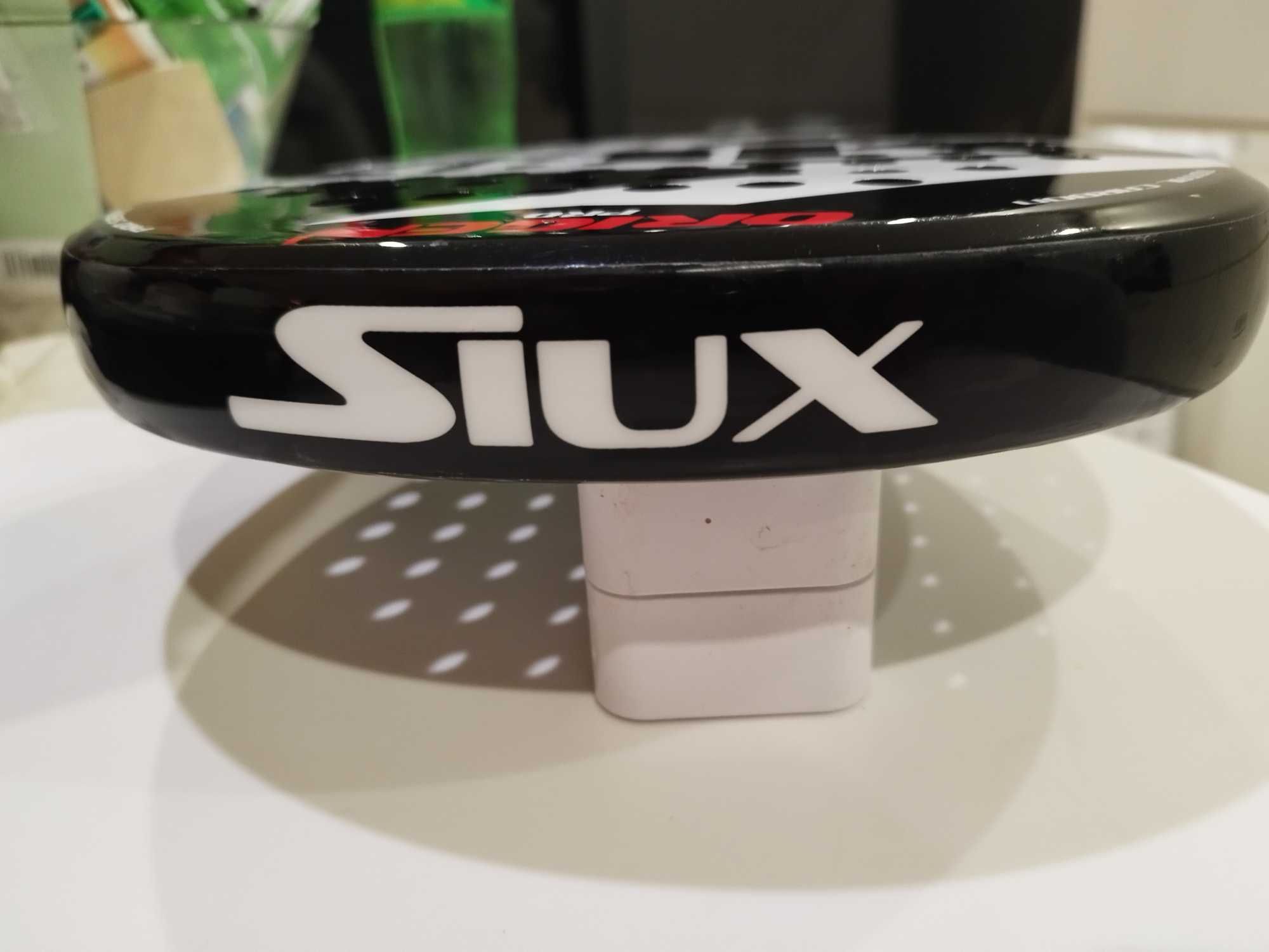 Raquete Padel Siux Elite Pro 2.0 Red, como Nova, Usada 1 Vez + Mochila