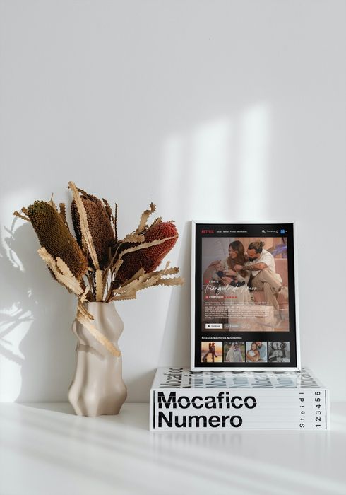 Moldura Netflix Quadro Presente Natal Namorados Amigos