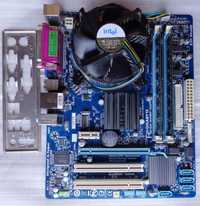 Комплект 4 ядра Intel® Xeon® L5420/Gigabyte GA-G41MT-S2PT/ 8 Gb DDR3