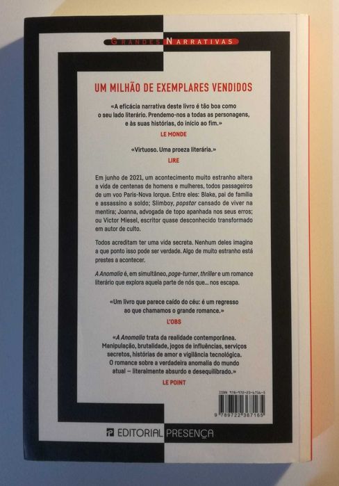 A Anomalia - Hervé Le Tellier