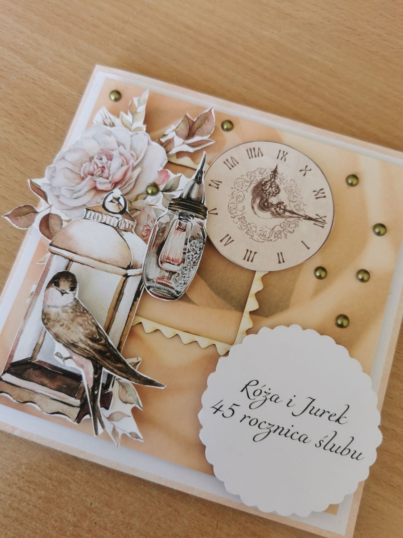 Kartka okolicznościowa handmade
