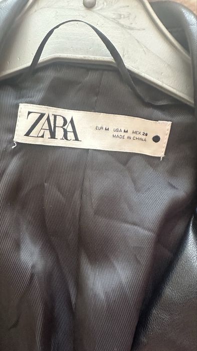 Піджак з еко-шкіри, Zara, розмір М, новий