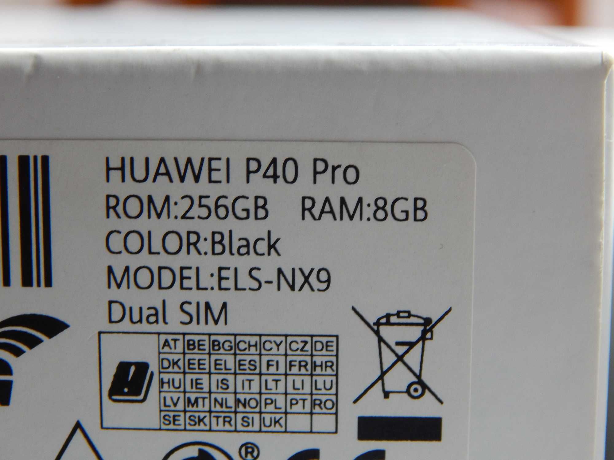 Huawei P40 Pro 256GB Dual sim pudełko ładowarka kabel etui