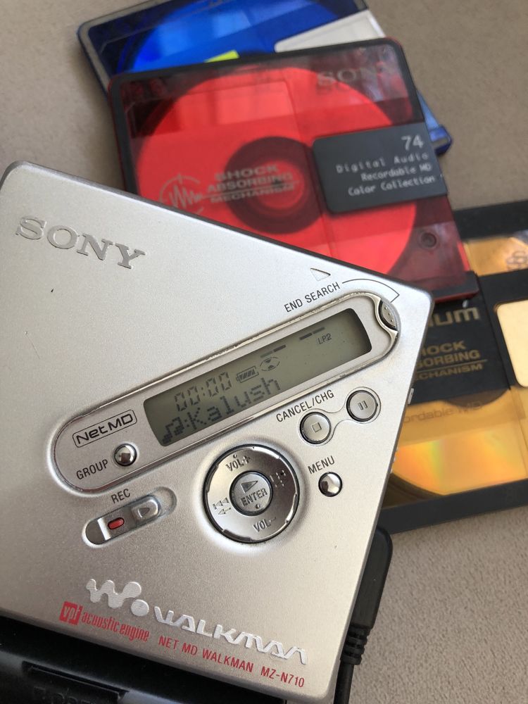 Sony mz-n710 мінідиск плеєр