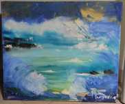 Tela " Baía azul"