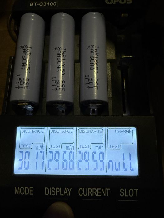 Акумулятори li-ion 18650 samsung 22p, samsung inr 29e 2900ma