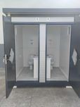 CAMPING pawilon toaleta budka kontener sanitarny wc socjalny kibel