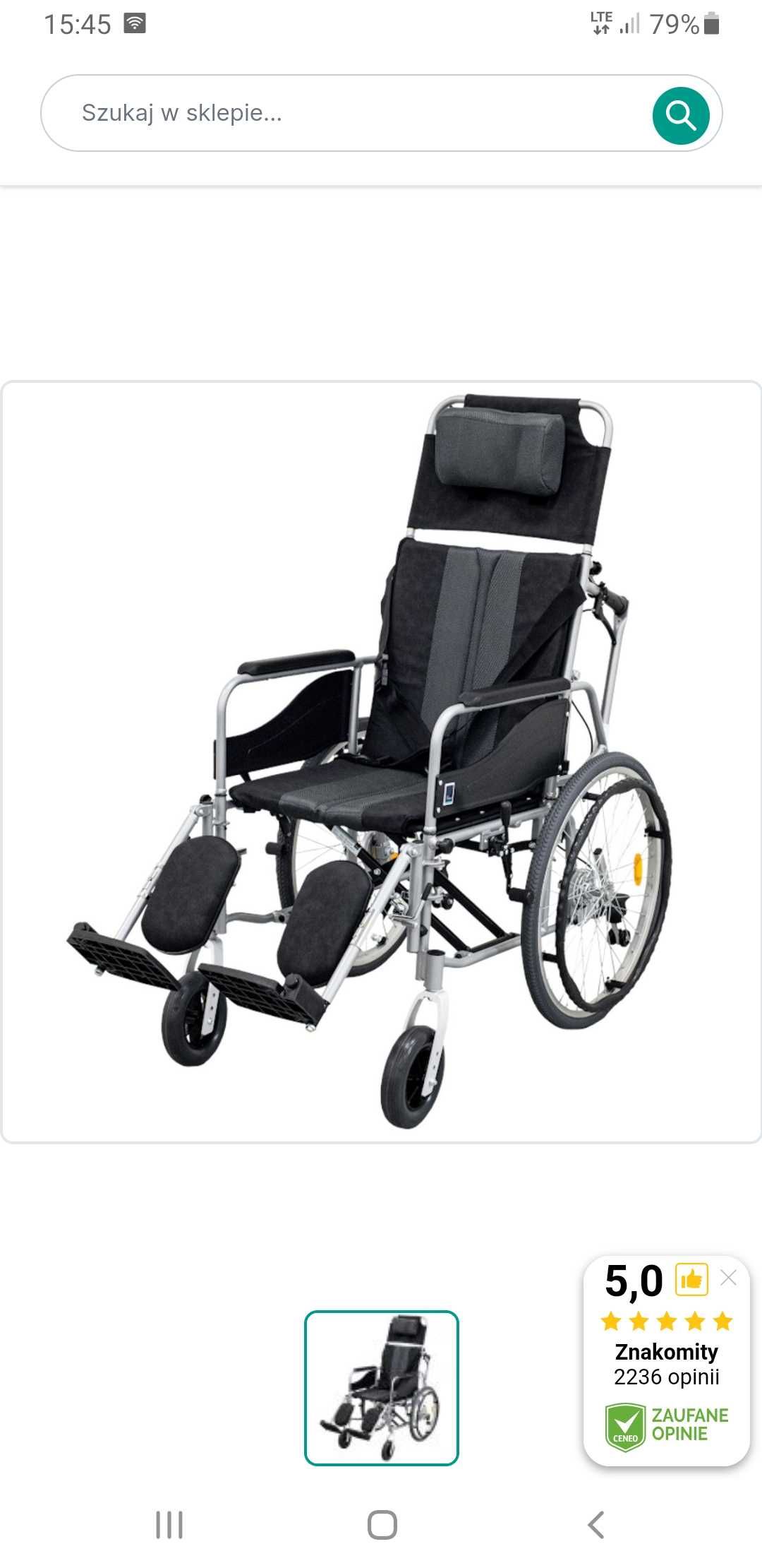 Wózek inwalidzki stabilizujący plecy i głowę Stable-TIM ALH 008 Timago