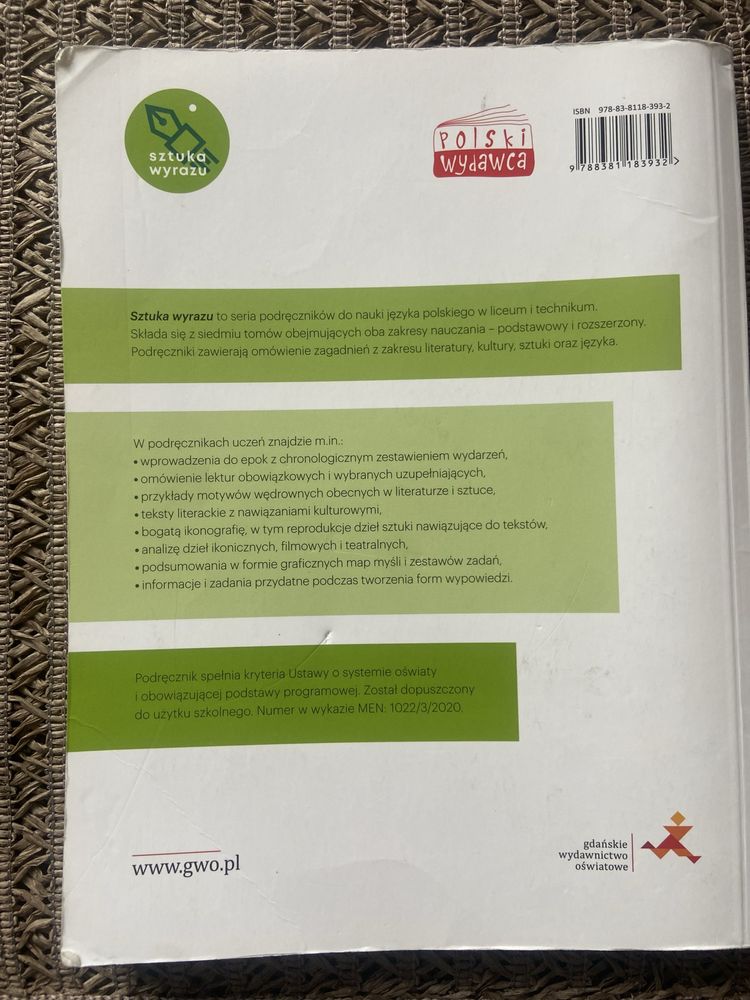 Język polski sztuka wyrazu 2 część 1