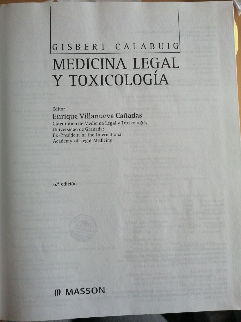 Livro Medicina legal e toxicologia