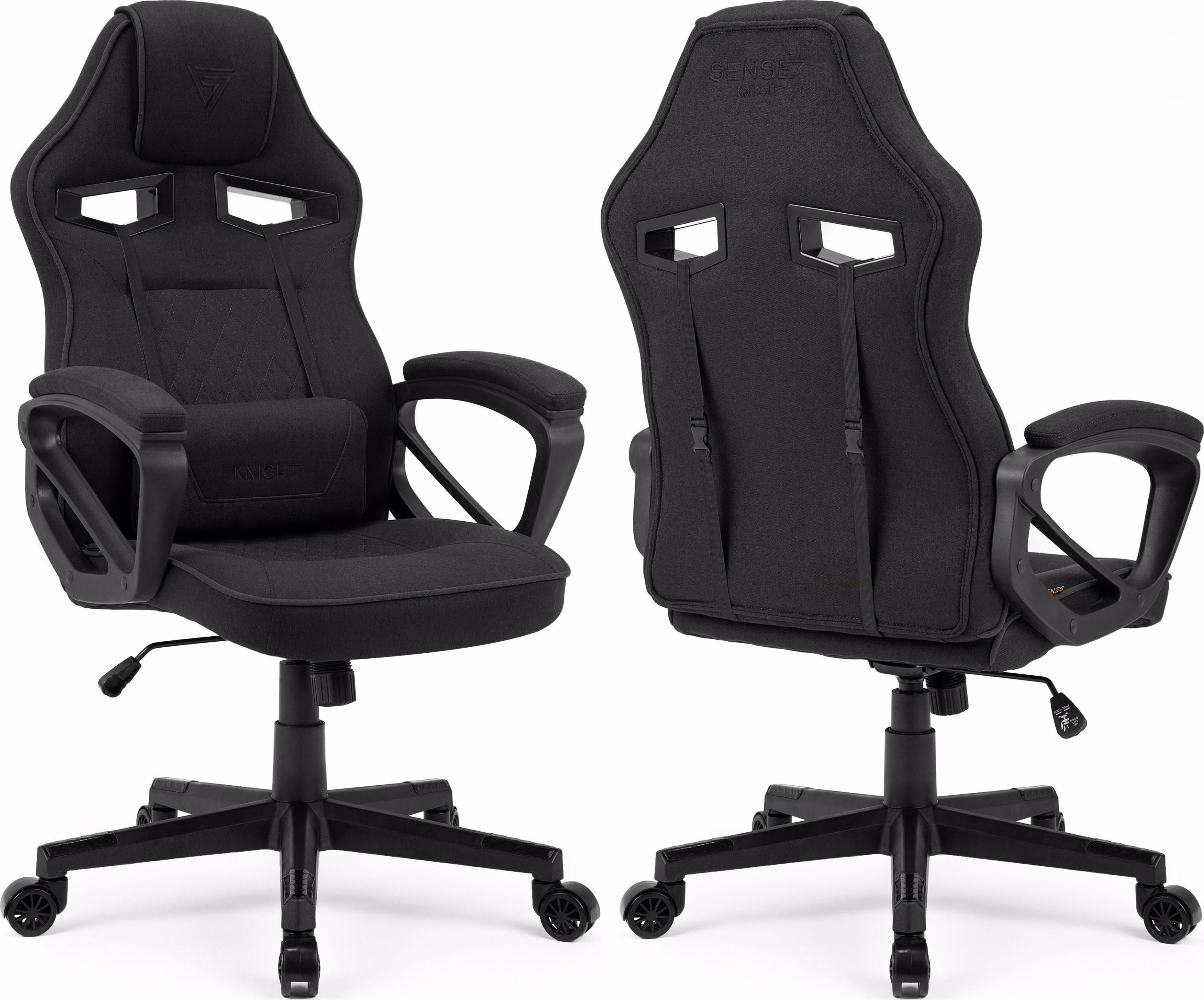 Компютерне крісло тканина Sense7 Knight Игровое компьютерное кресло