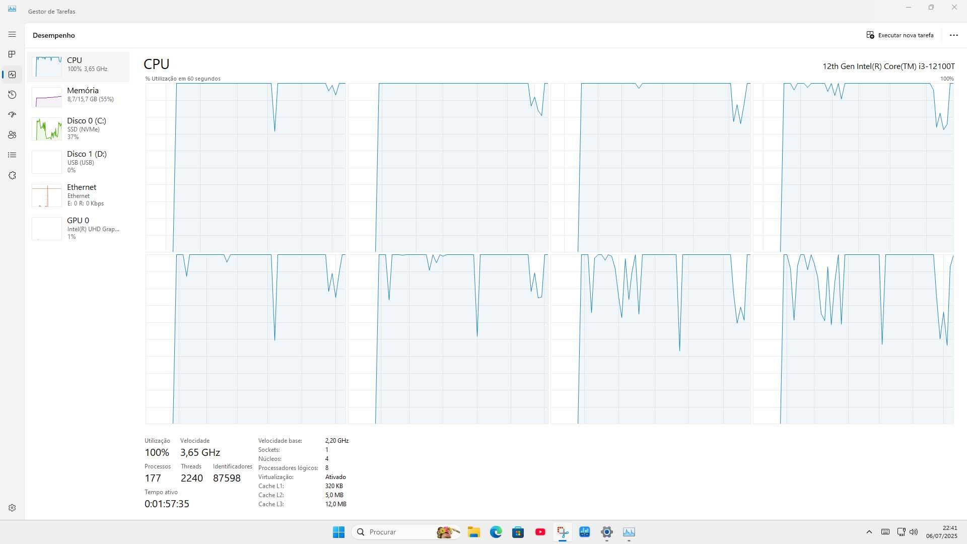 DELL Optiplex Mini 3000 i3-12100T 16Gb 256Pcie WIFI6 Novo
