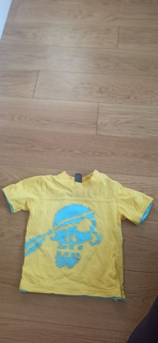 Żółta koszulka  bluzka w rozmiarze 86cm