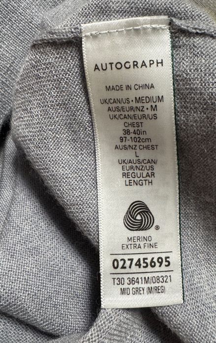 Тонкий шерстяной джемпер Autograph .