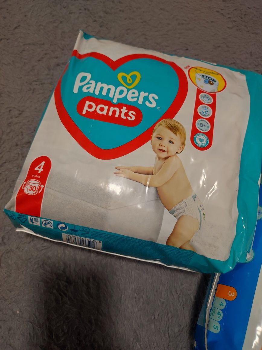 Pampers pants 4 i Pampers activ baby 3