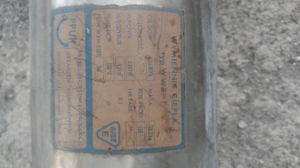 Wymiennik ciepła WWB1 jad