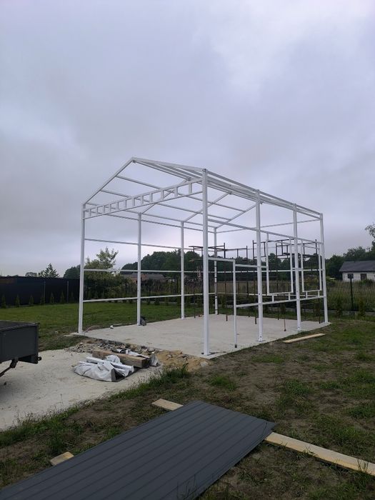 Garaże, wiaty, hale ,magazyn konstrukcja stalowa