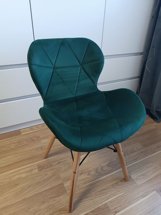 Стілець для кухні та вітальні GT RACER X-D27 Velvet Dark Green