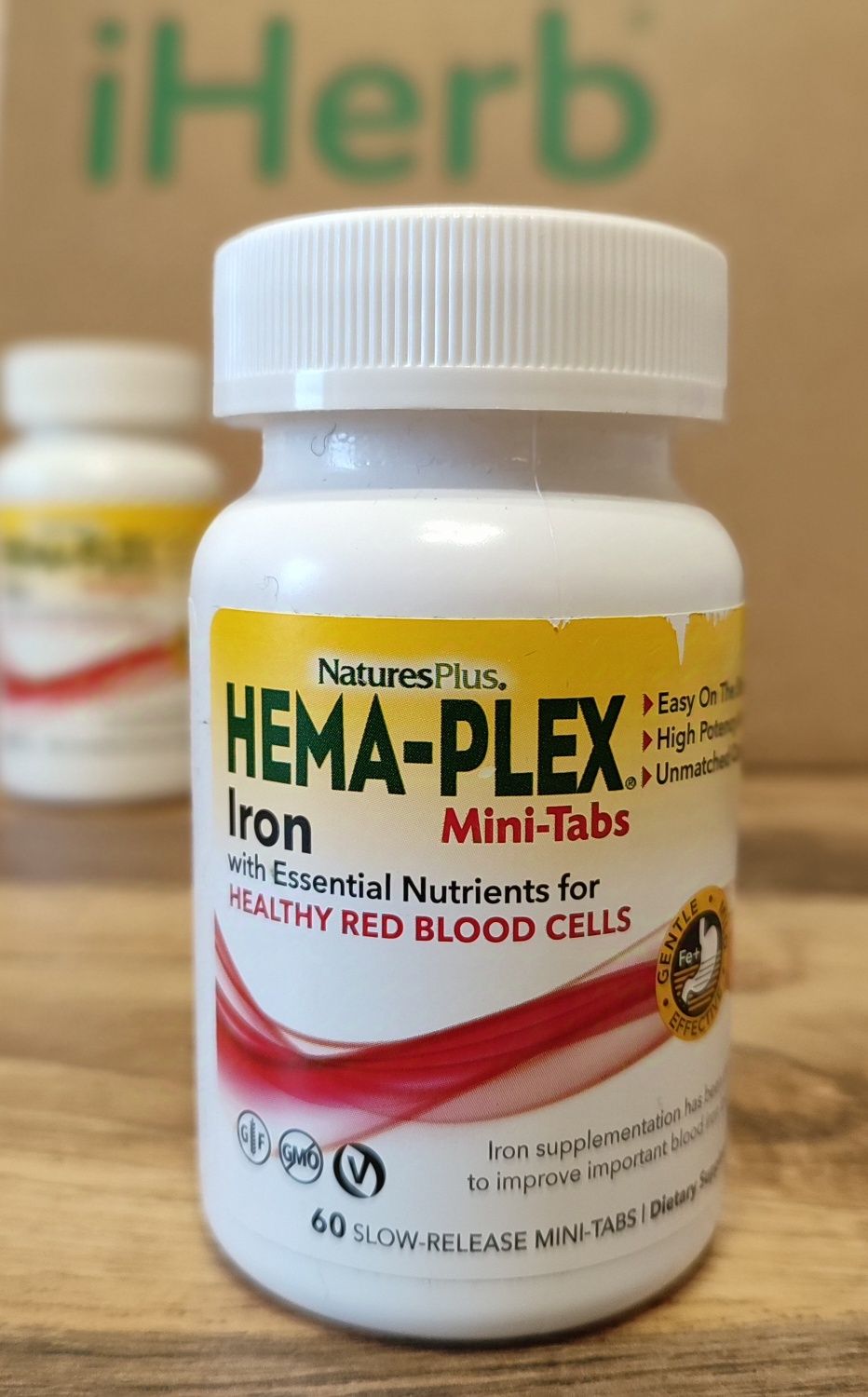 Hema-Plex залізо Iherb.Хемаплекс железо