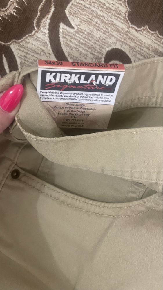 Чоловічі штани Kirkland