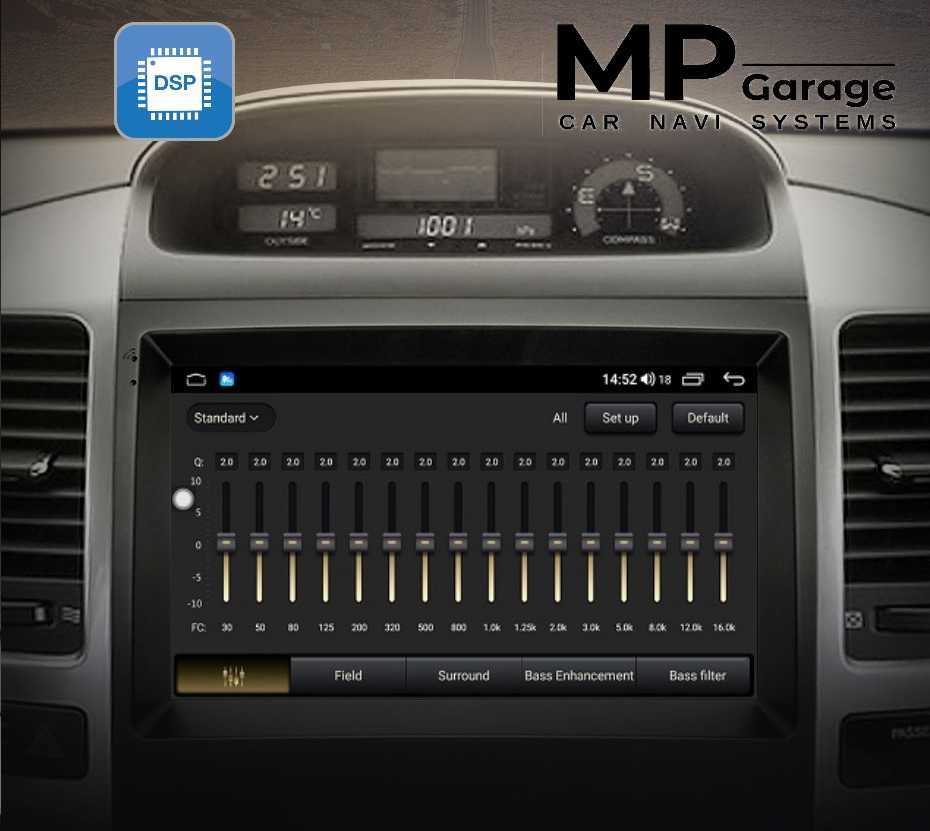 Radio Android TOYOTA LAND_CRUISER J120 / LEXUS GX470 CarPlay/AA 4G