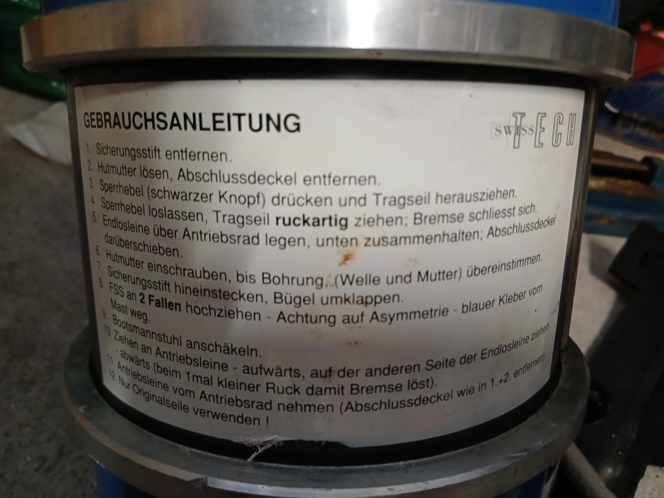 Dispositivo Anti-Queda Marco Bachmann “Fall-Stop Spezial” 13m, 150Kg.