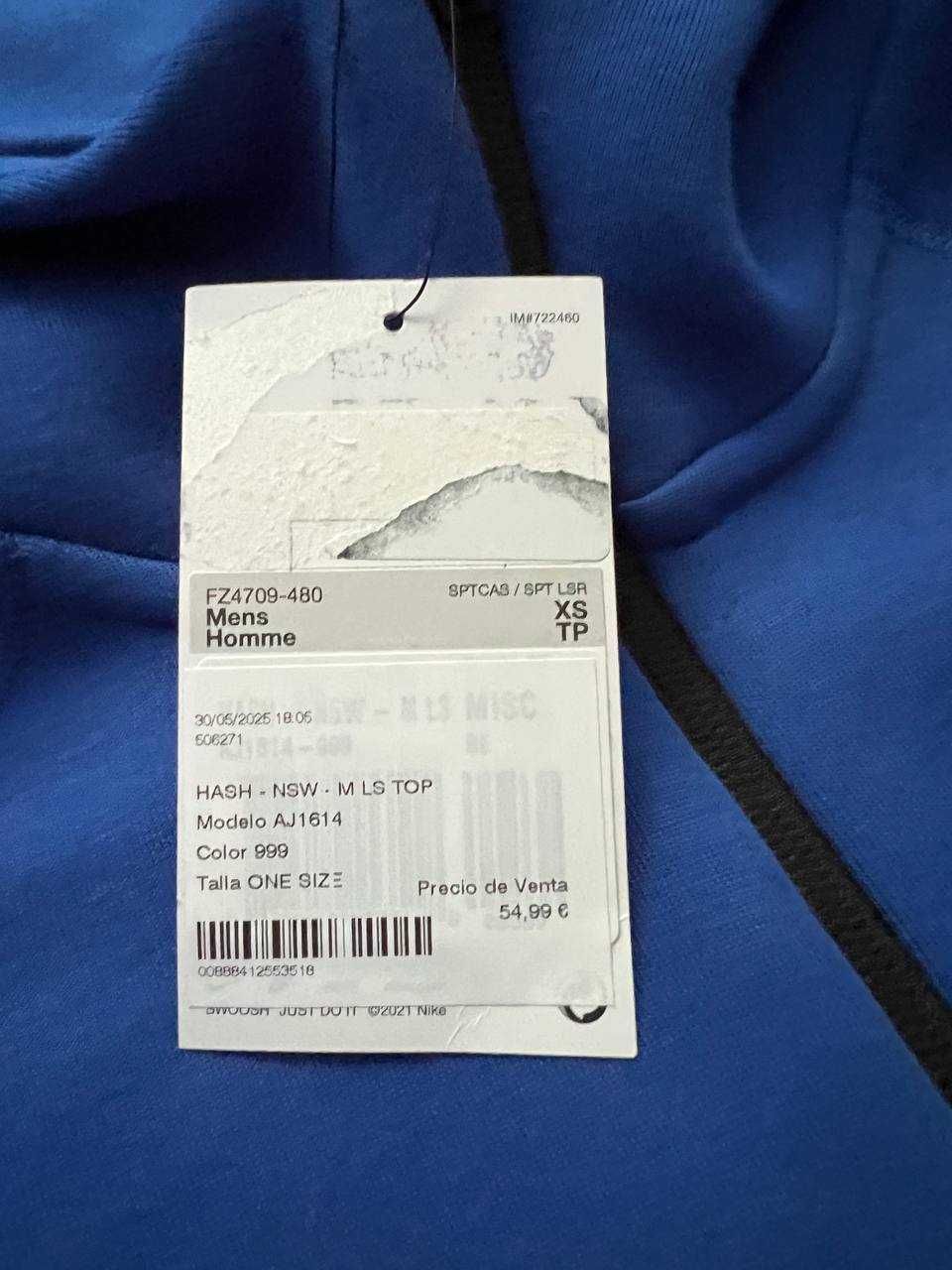 ОРИГІНАЛ! Кофта Nike Tech Fleece Fz Wr Pink Blue XS S M L | FZ4709-480