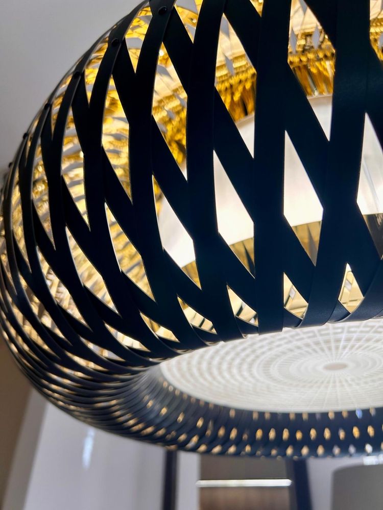 LAMPA PREMIUM SLAMP Kalatos, fv23%, nowa, czarno-złota. fv23%