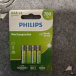 Akumulator PHILIPS 700mAh AAA HR3 blister 4 sztuki