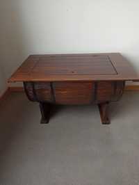 Piękny Stylowy stolik,retro, beczka, po renowacji