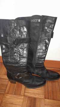 Botas pretas Prof como novas - 36