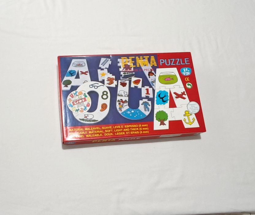 Puzzle A E I O U crianças 2/7 anos