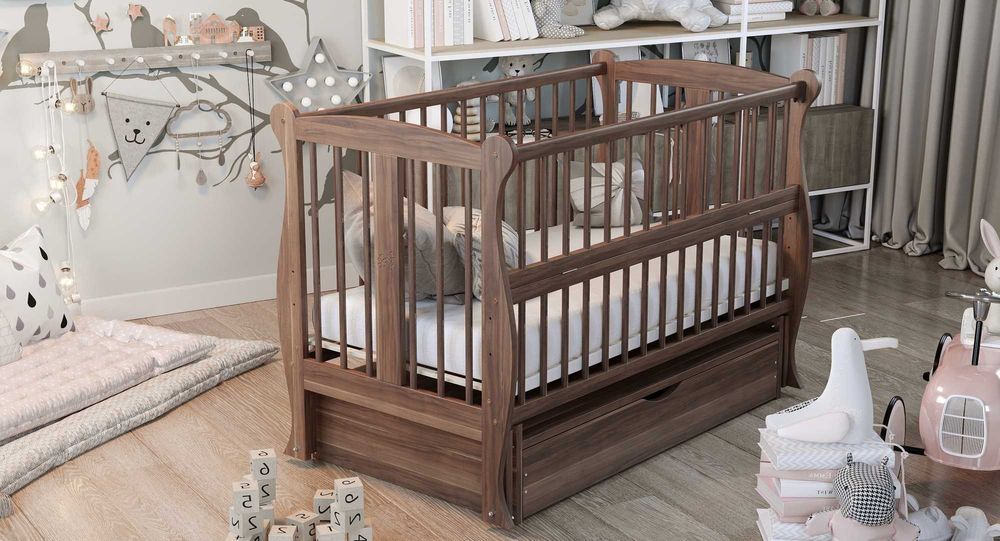 Ліжко для Немовлят ! Ліжечко Букове | Кроватка для новонароджених