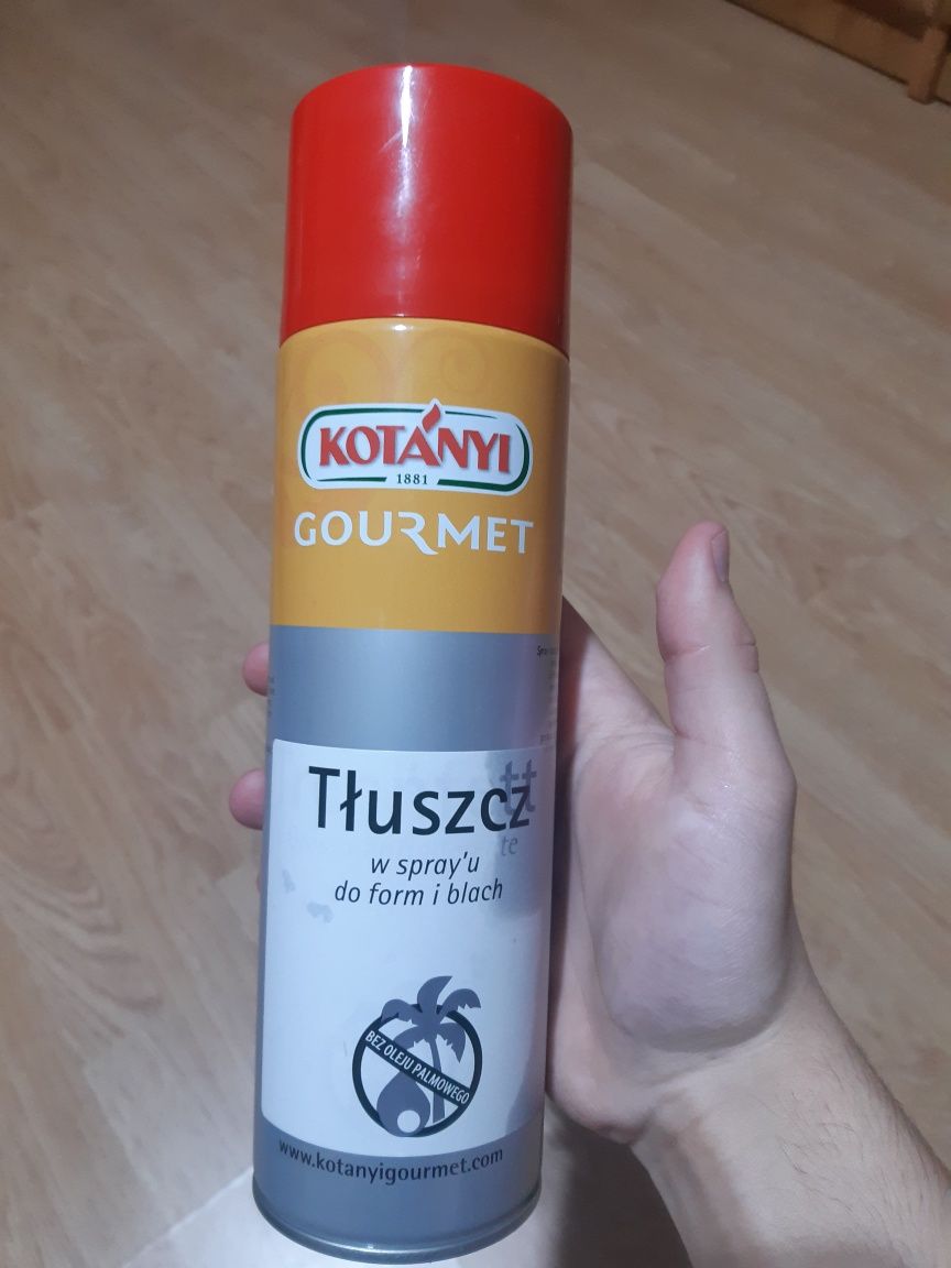 Tłuszcz w spray'u do form i blach