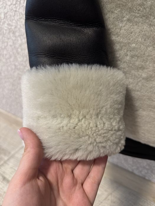 Дублянка з натуральної шкіри та овчини