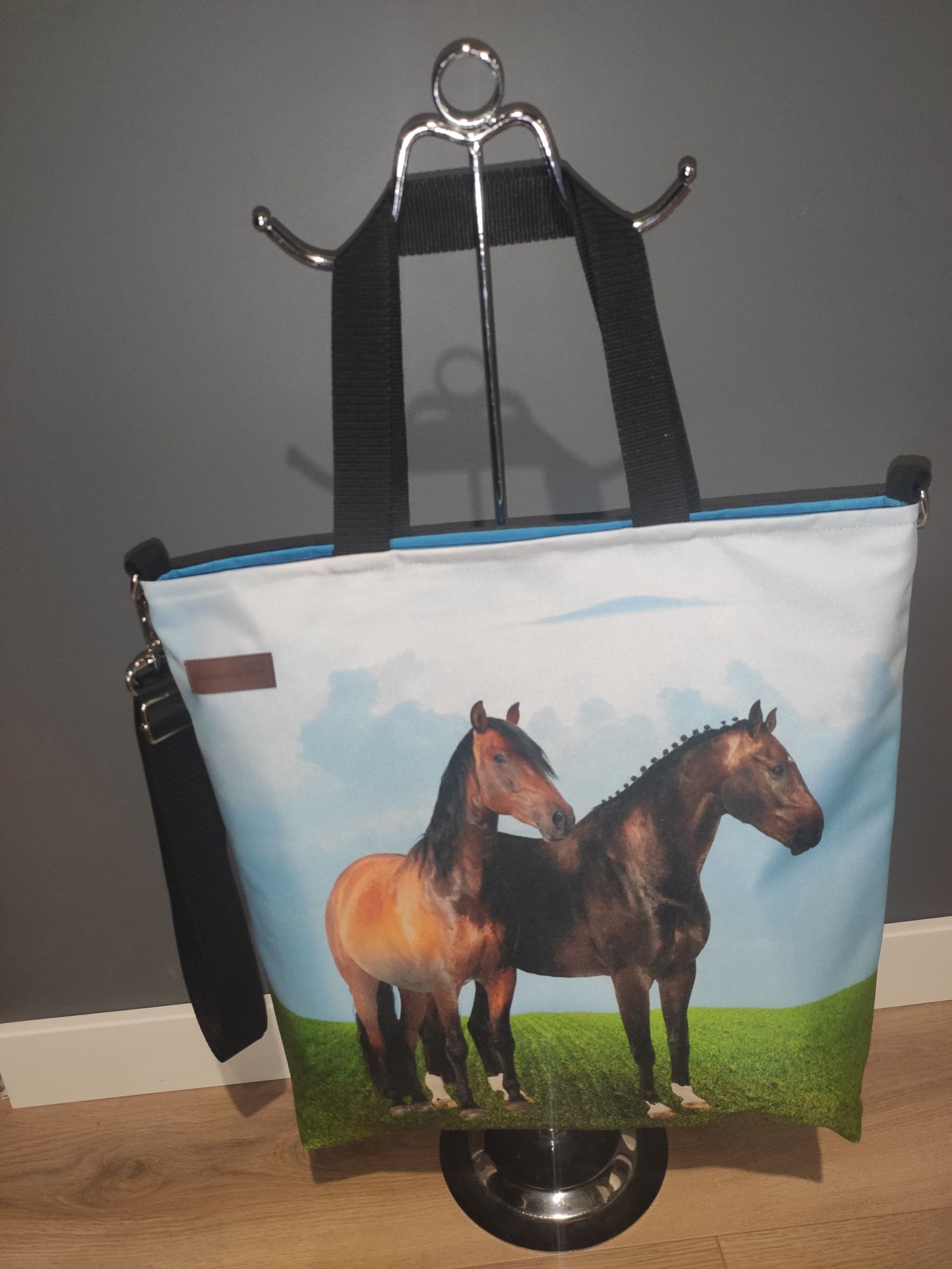 Torebka w konie torba zakupowa koń shopper bag jeździectwo