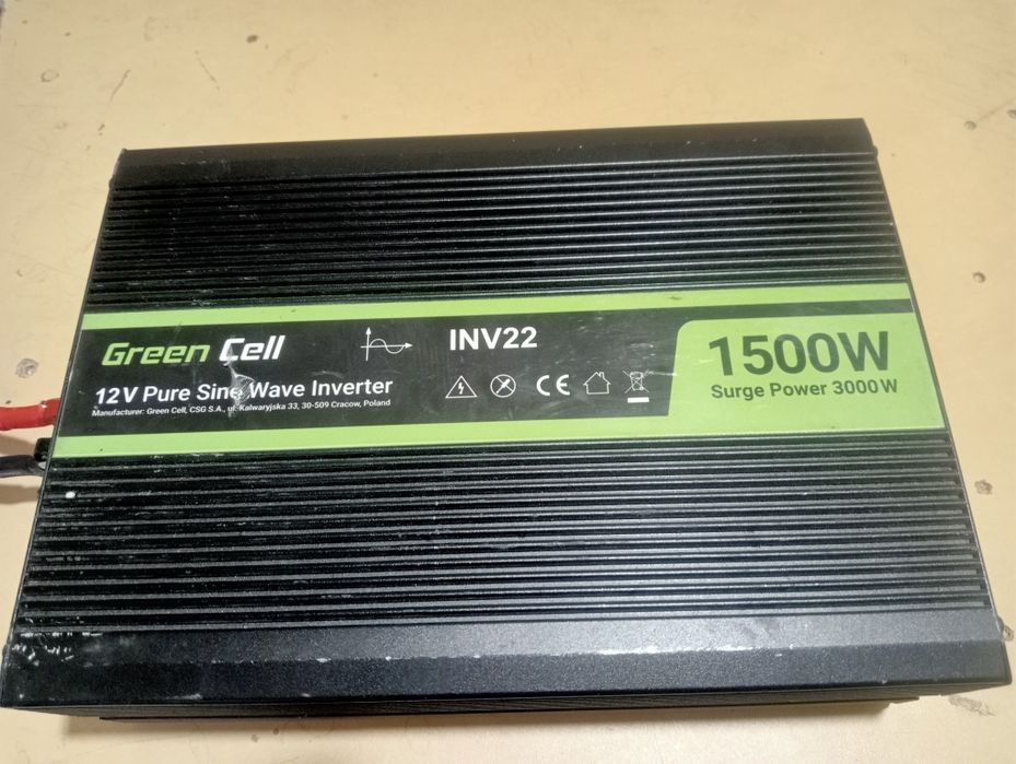 інвертор green cell 1500w