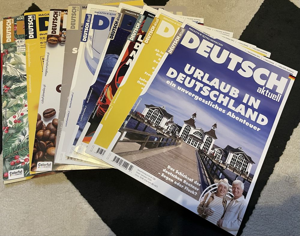 Deutsch Aktuell czasopismo do nauki niemieckiego (2 numery)