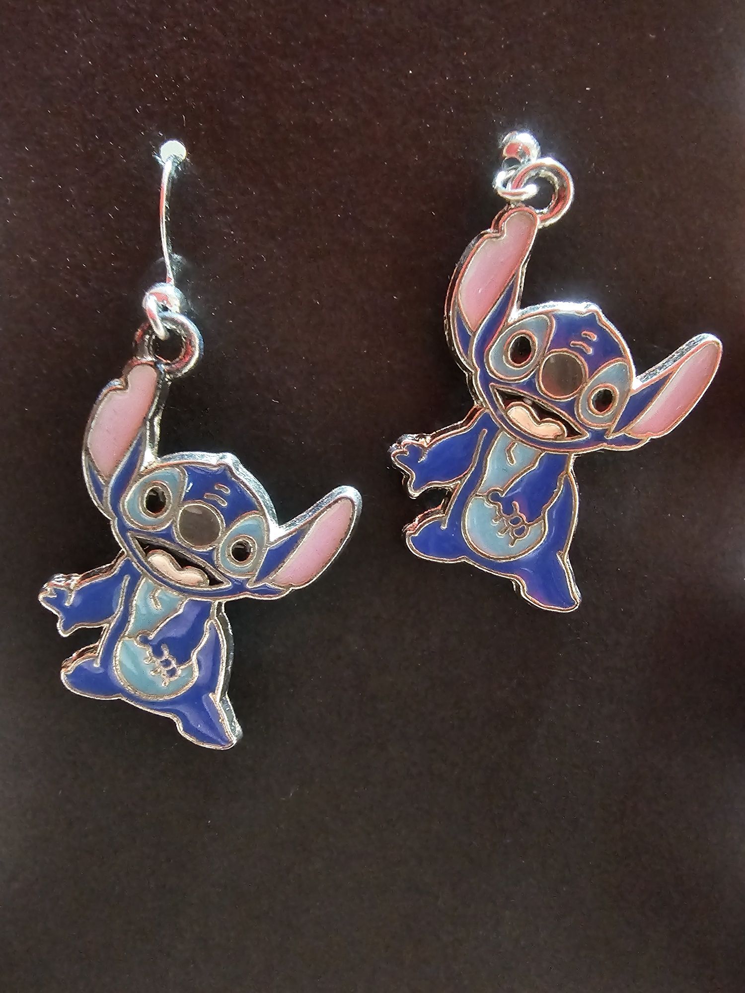Brincos Stitch Aço Prateado