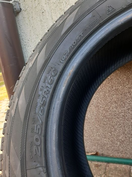 2x Opony zimowe 205/65R16C Hankook Winter RW06 / 7mm