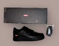 Nike Air Force 1 Low Supreme Black 43